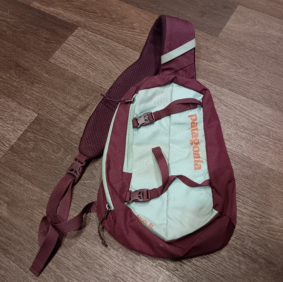 Patagonia Other - Patagonia Sling Crossbody Atom 8L Carry Pack Purple/Mint Green Bag